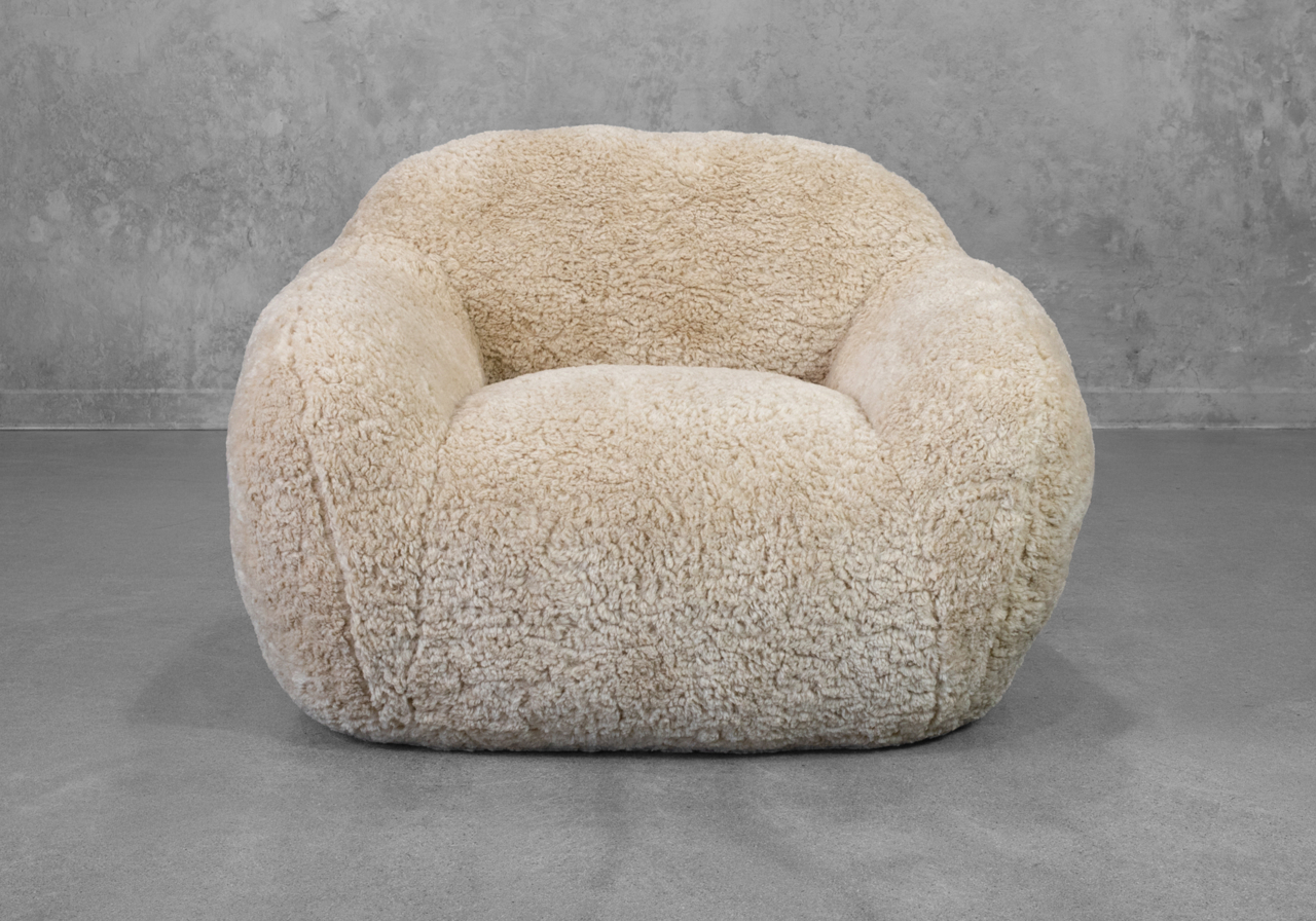 Teddy Chair - Shearling - Front Teddy Chair - Shearling - Front