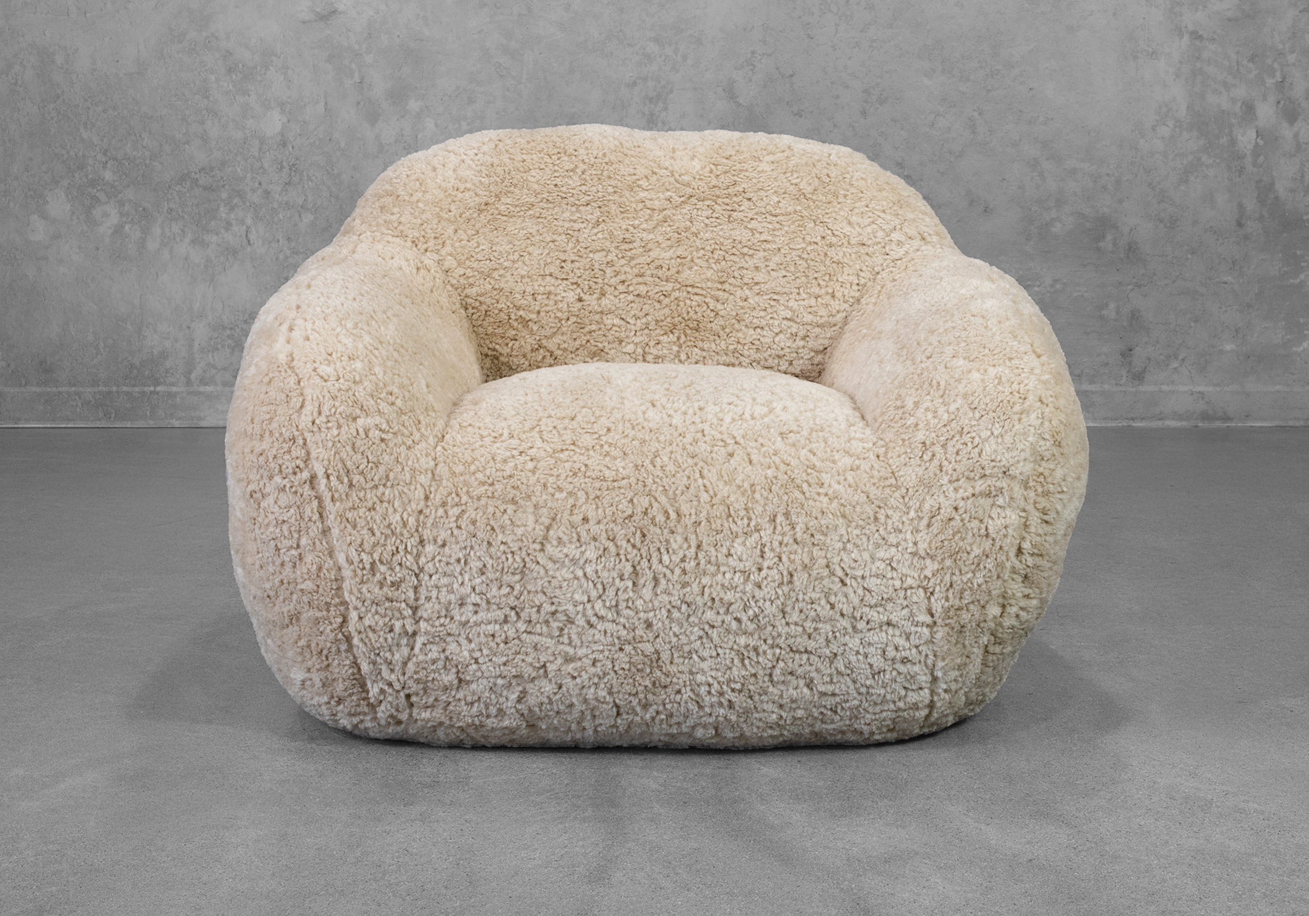 Teddy Chair - Shearling - Front