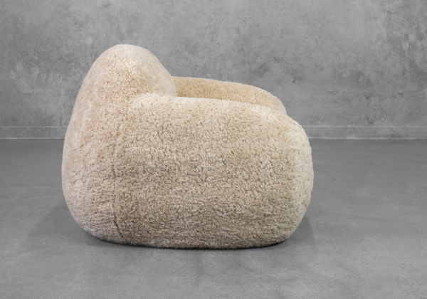 Teddy Chair - Shearling - Side
