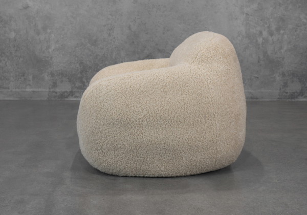 Teddy Chair Shearling - Side