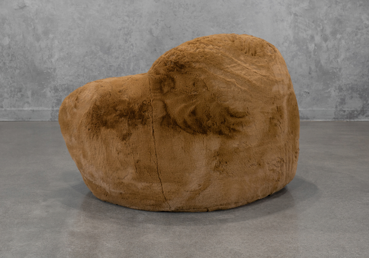Teddy Chair in Brown Back