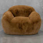 Teddy Chair in Brown Front