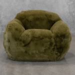Teddy Chair in Green Front