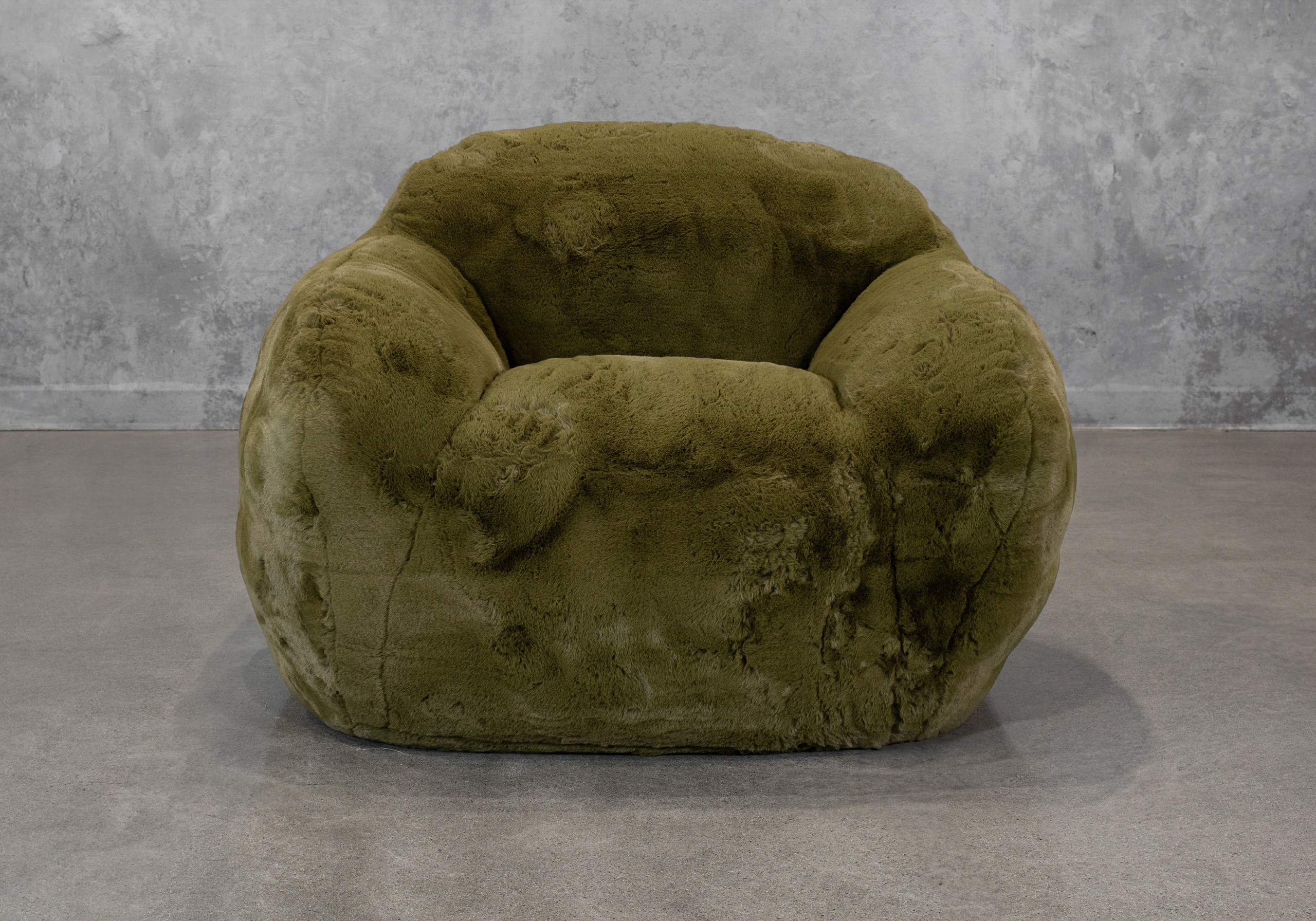 Teddy Chair in Green Front