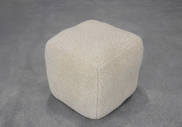 Bear Pouf in Natural