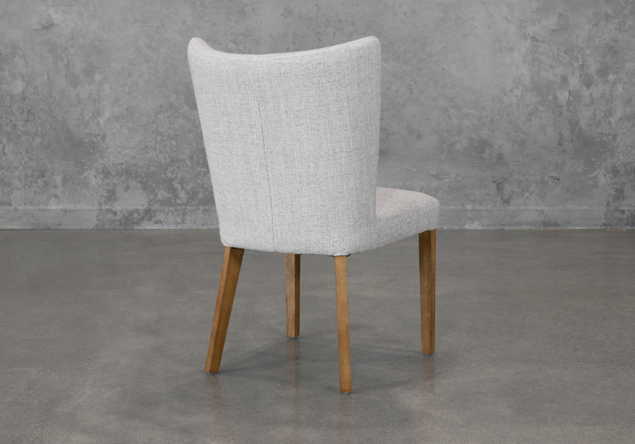 Greg A303 Grey Fabric Dining Chair - Back