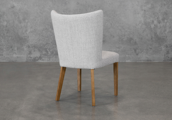 Greg A303 Grey Fabric Dining Chair - Back