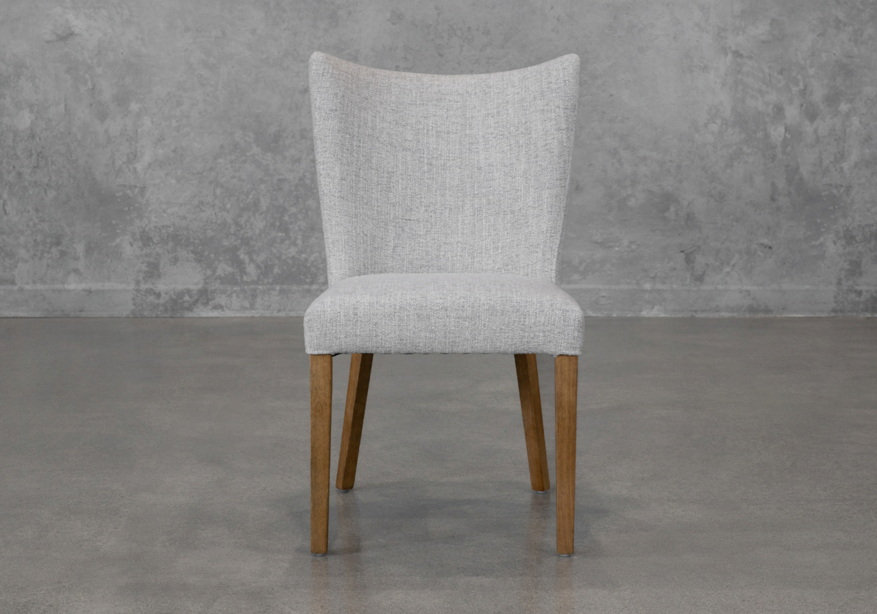 Greg A303 Grey Fabric Dining Chair - Front