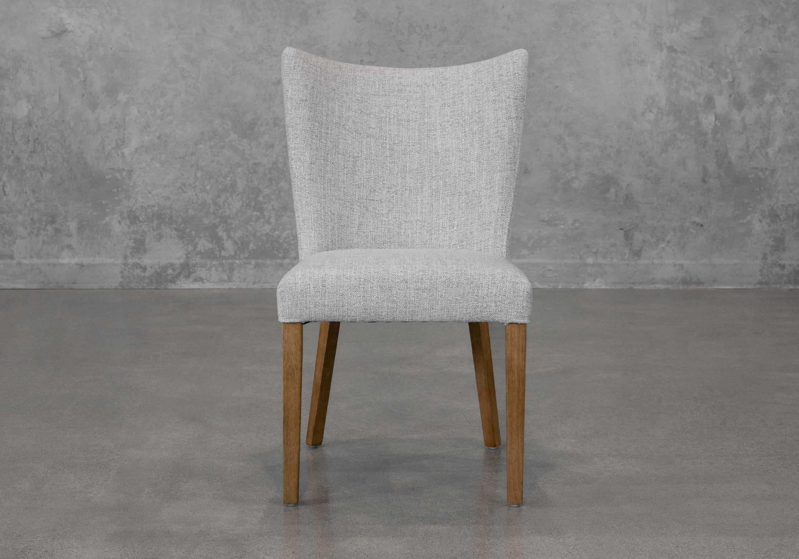 Greg A303 Grey Fabric Dining Chair - Front