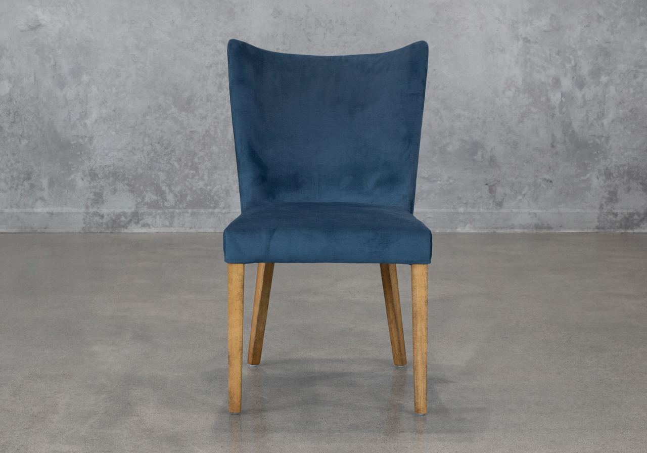 Greg C758 Teal Fabric Dining Chair - Front