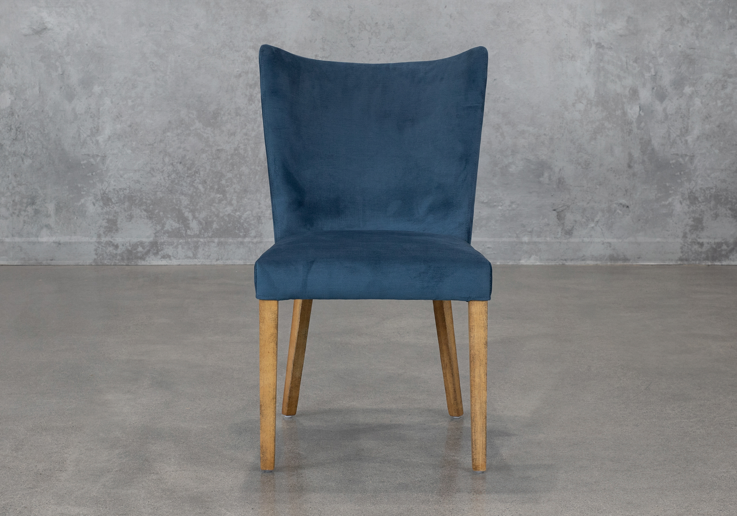 Greg C758 Teal Fabric Dining Chair - Front