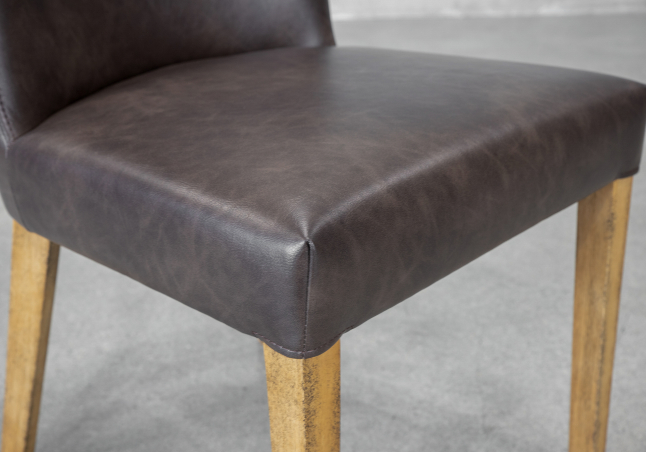 Greg Cop Black Dining Chair - Close Up