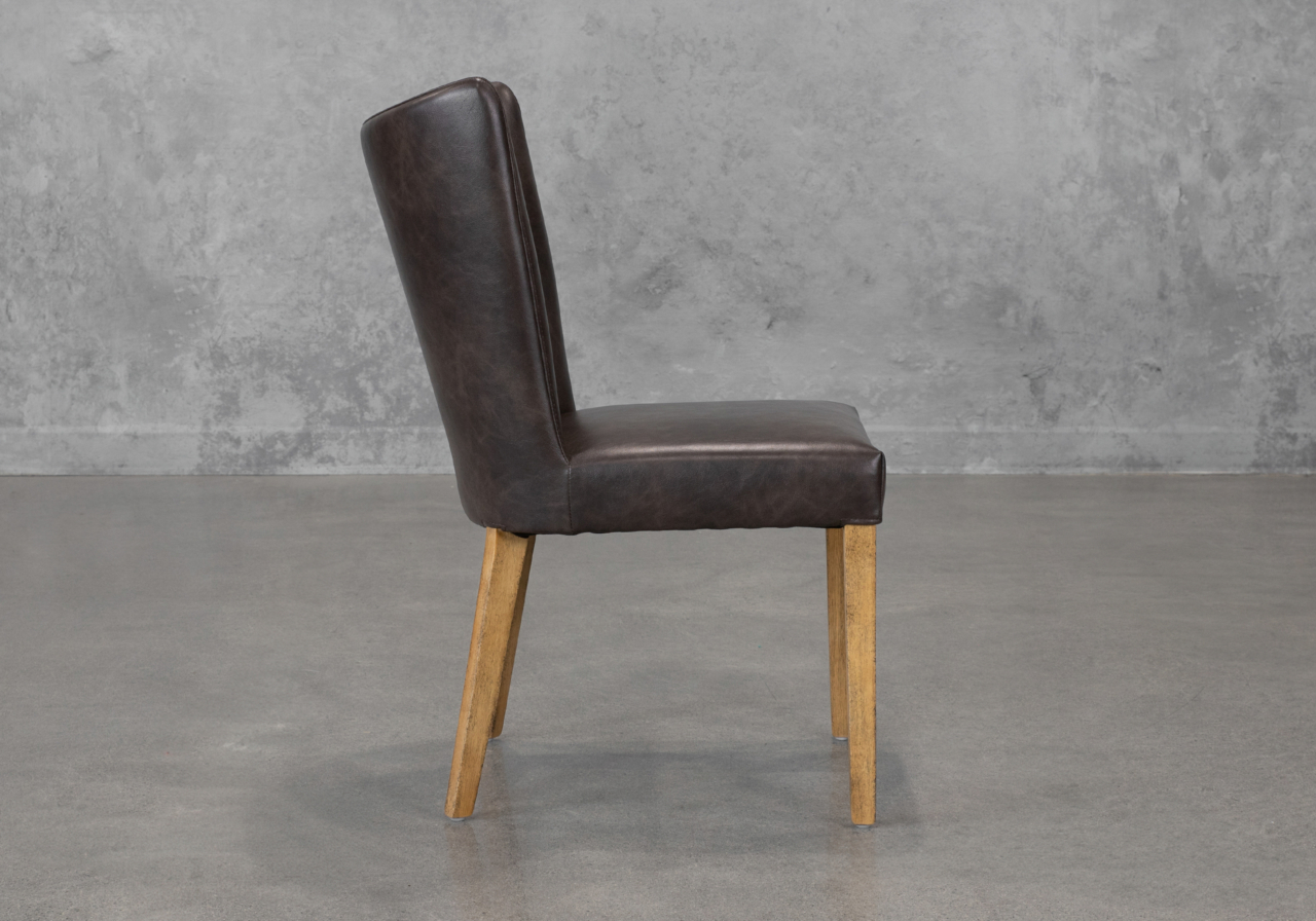 Greg Cop Black Dining Chair - Side