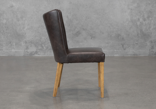Greg Cop Black Dining Chair - Side