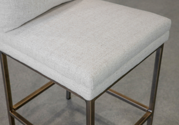 Harlow A391 Wheat Fabric Counter Stool - Details
