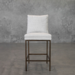 Harlow Wheat Fabric Counter Stool