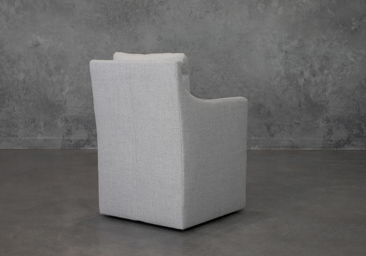 Maria A391 Wheat Fabric Armchair - Back