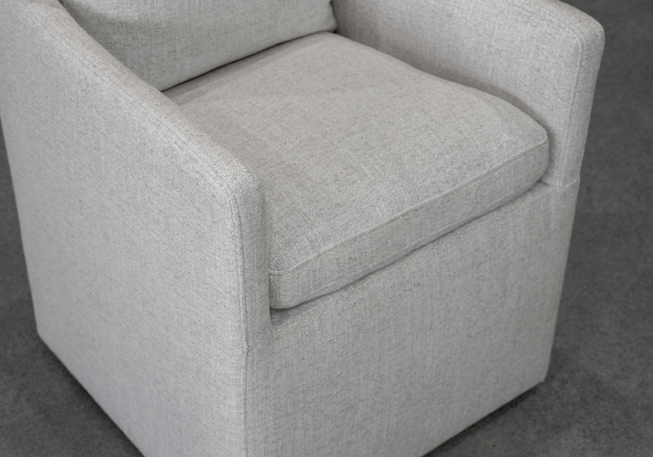 Maria A391 Wheat Fabric Armchair - Details