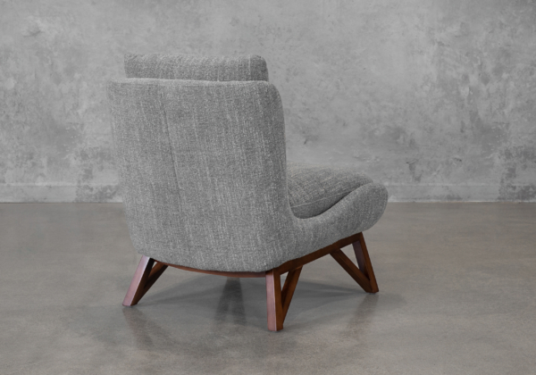 Oli Accent Chair in (G761) Cyan - Back