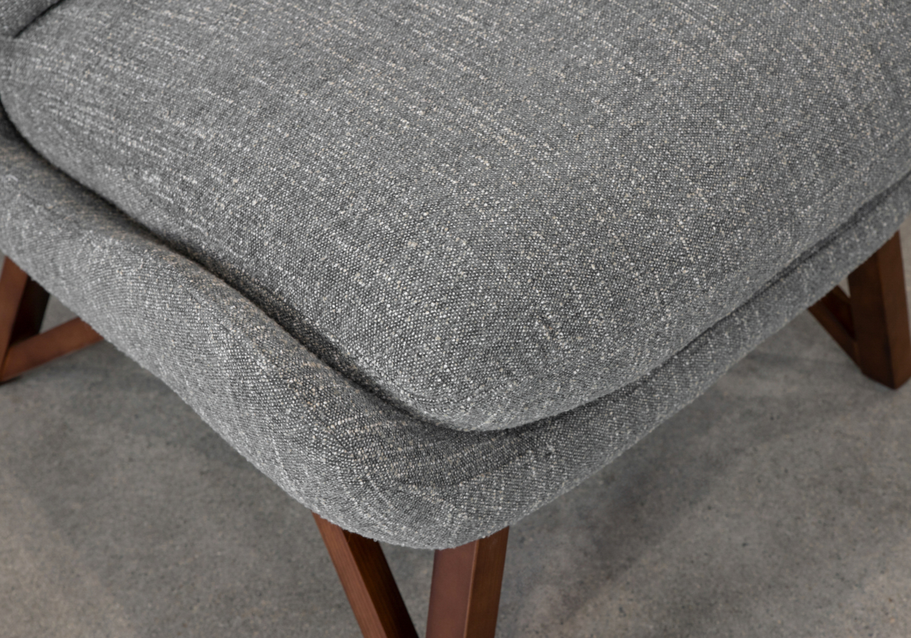 Oli Accent Chair in (G761) Cyan - Close Up