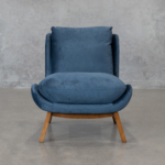 Oli C758 Teal Accent Chair - Front