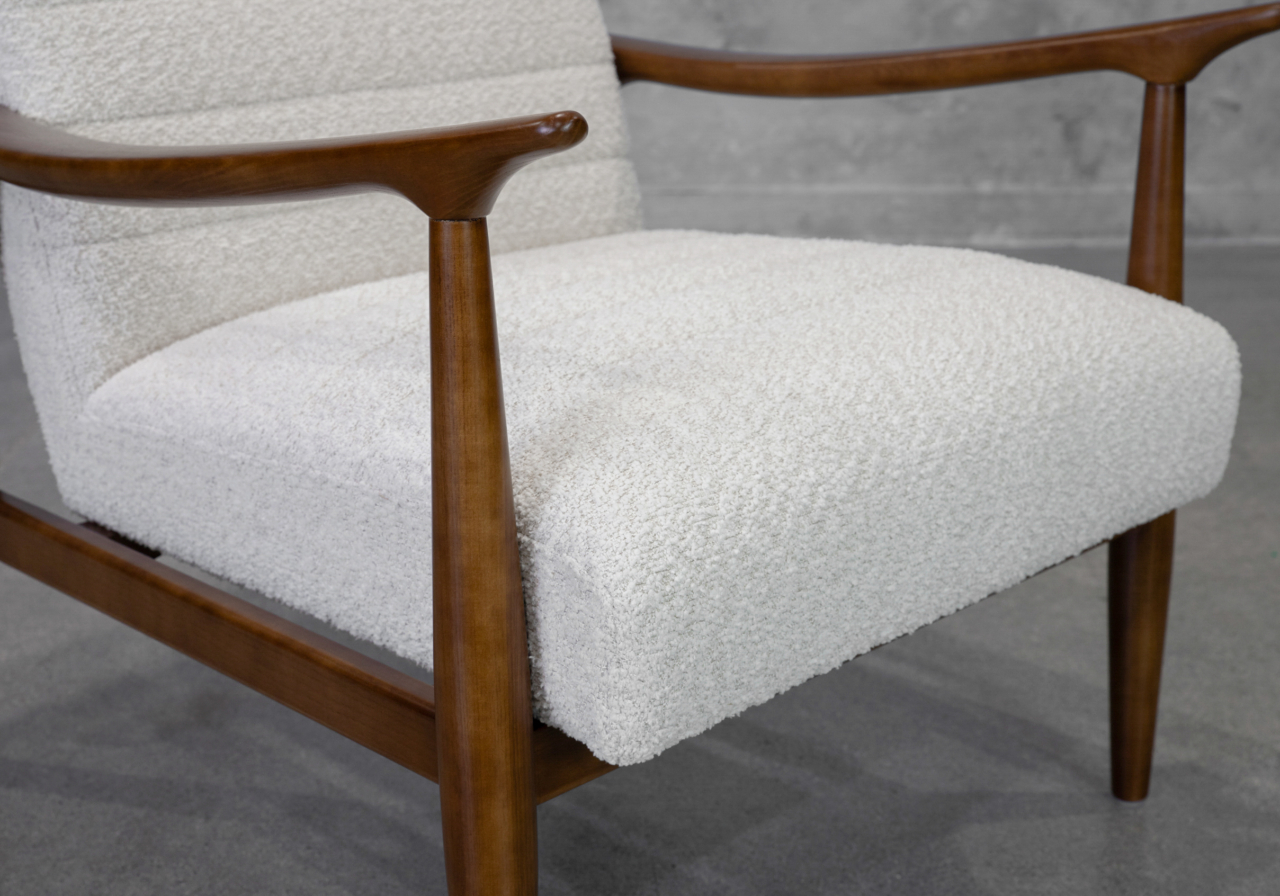 Trevor G810 Sand Fabric Accent Chair - Details