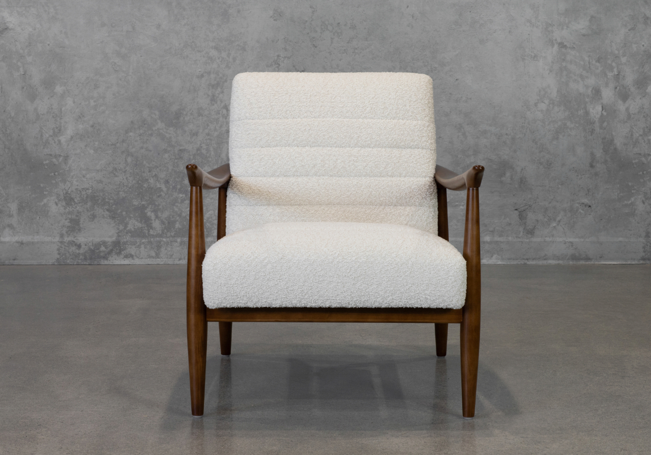 Trevor G810 Sand Fabric Accent Chair - Front