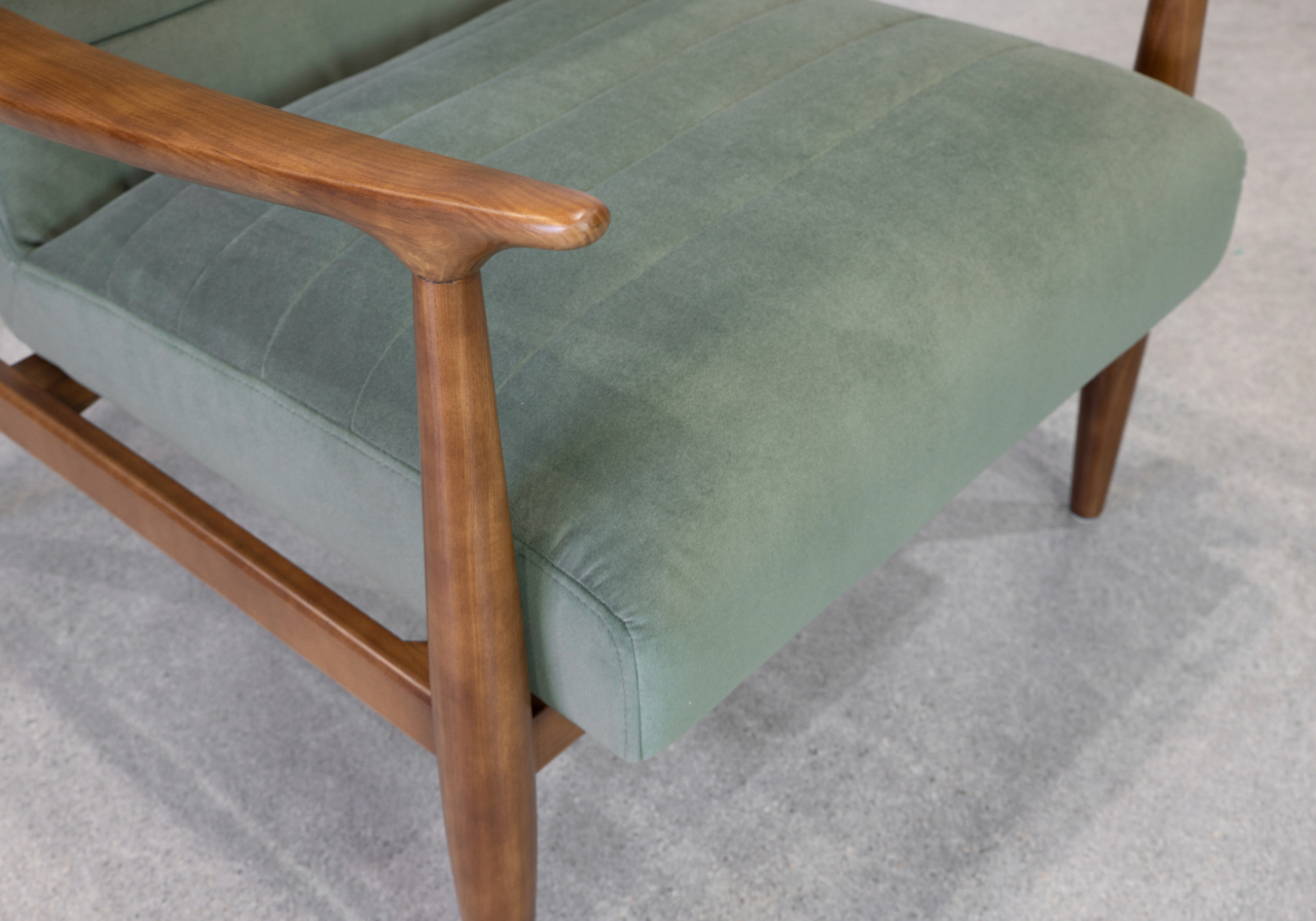 Trevor H270 Olive Fabric Accent Chair - Details