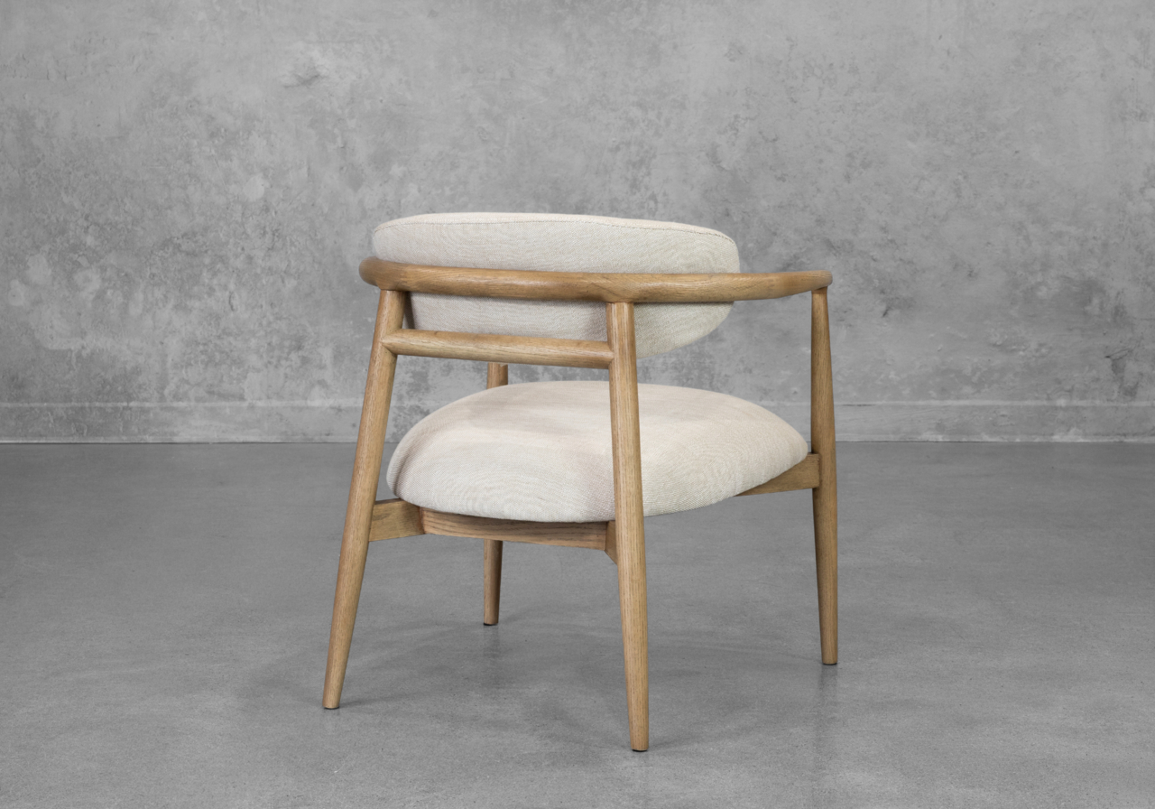 Elodie Chair in Cream - Back