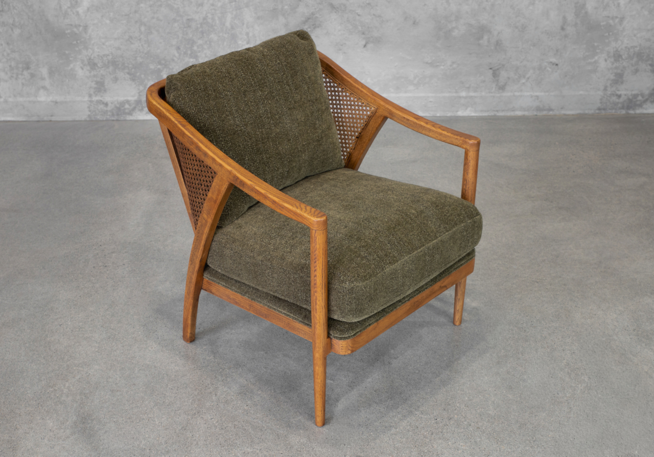 Fleur P267 Green Accent Chair