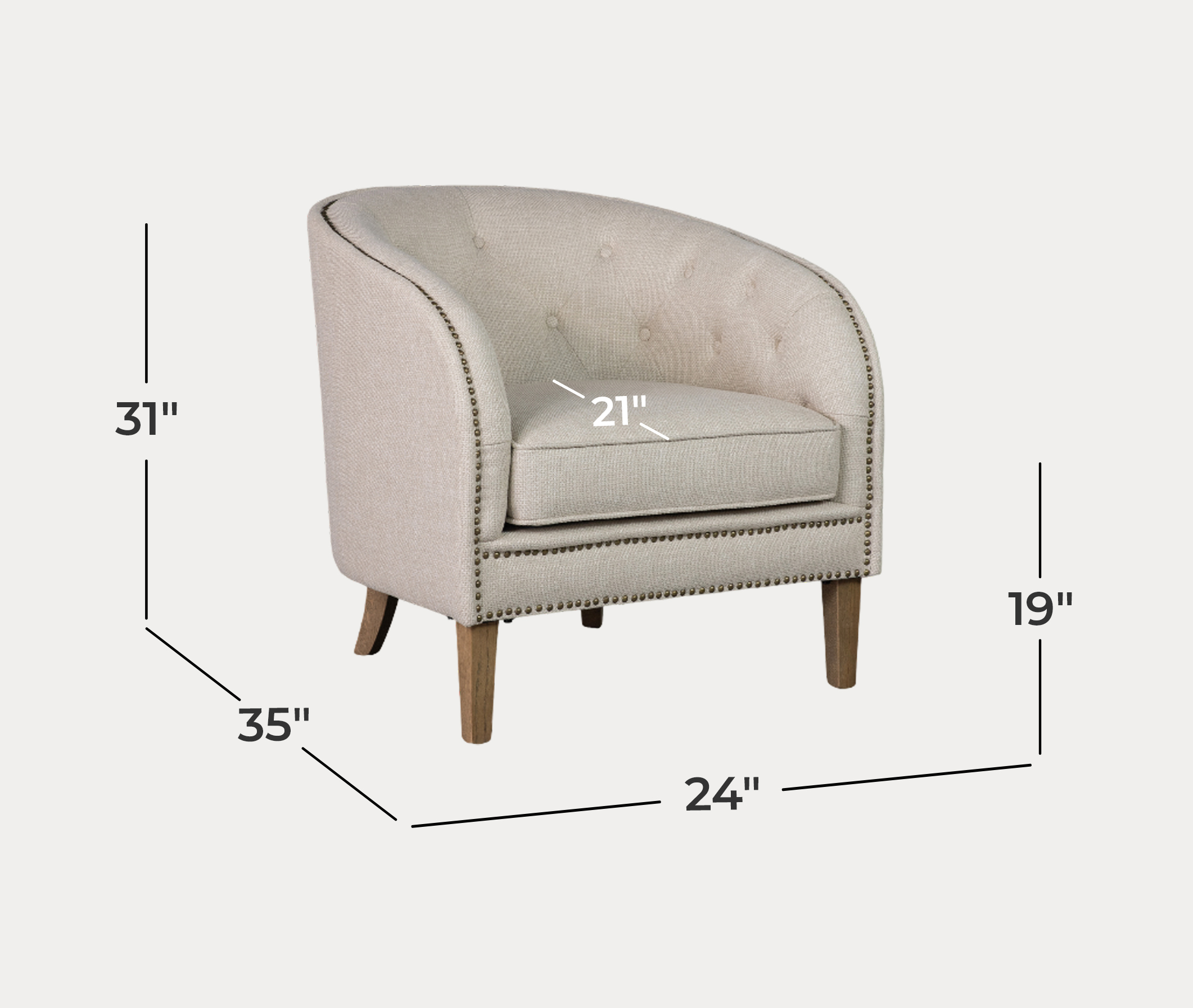 Haydee Chair - Dimensions Haydee Chair - Dimensions