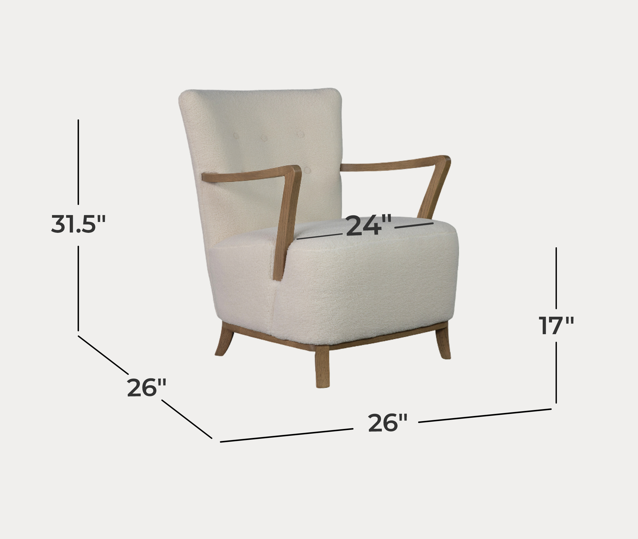 Hilda Chair - Dimensions