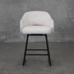 Olson Swivel Fabric Counter Stool in Wheat