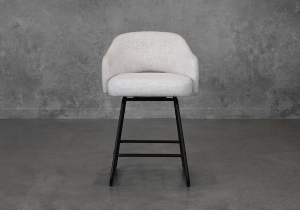 Olson Wheat Fabric Counter Stool - Front
