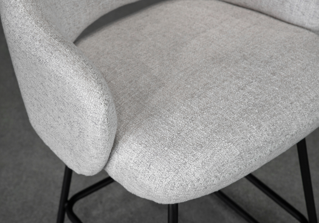 Olson Wheat Fabric Counter Stool - Seat