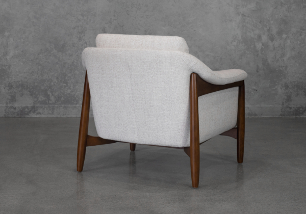 Peggy A391 Wheat Fabric Accent Chair - Back