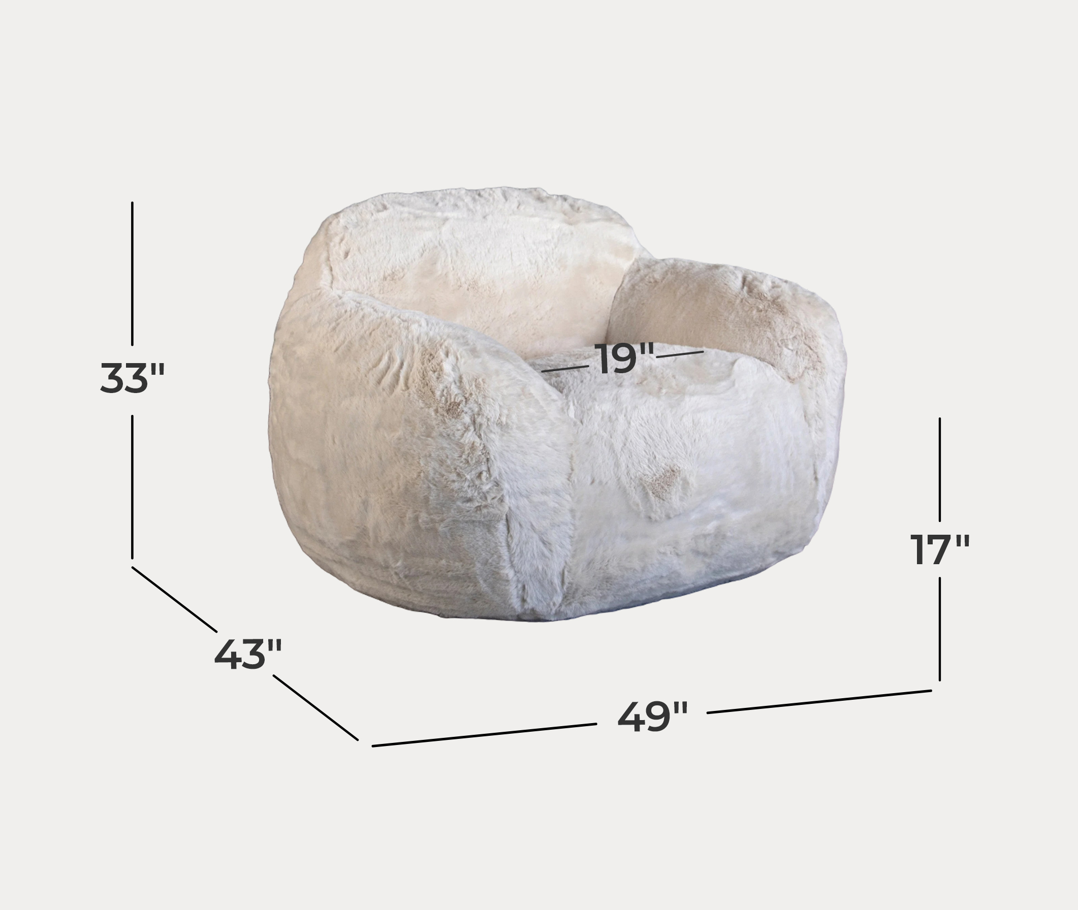 Clifton Wheat Chair - Dimensions