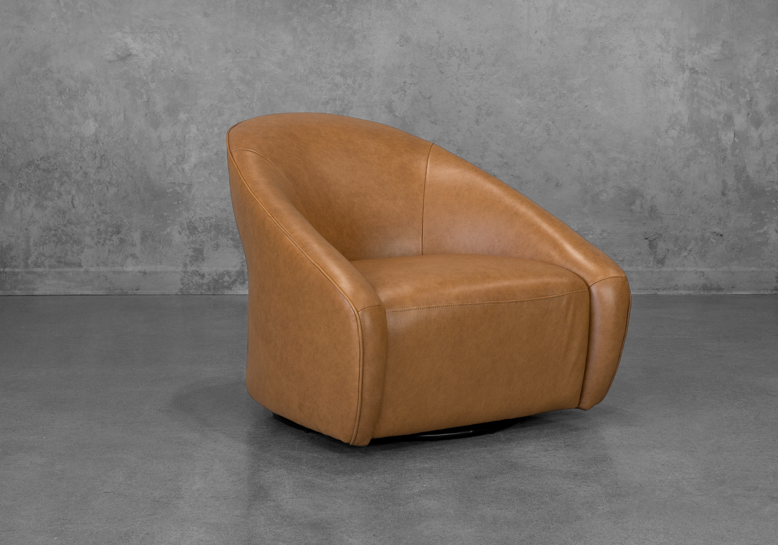 Vanco York Butter Swivel Chair - Angle