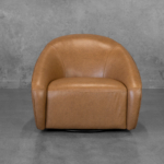 Vanco York Butter Swivel Chair - Front