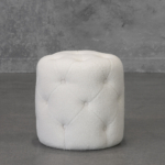 Wayne Cream Upholstered Ottoman