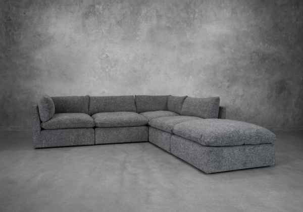 Esha Sectional in Beck Slate - Angle