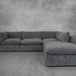 Esha Modular 5-Piece Beck Slate Sectional