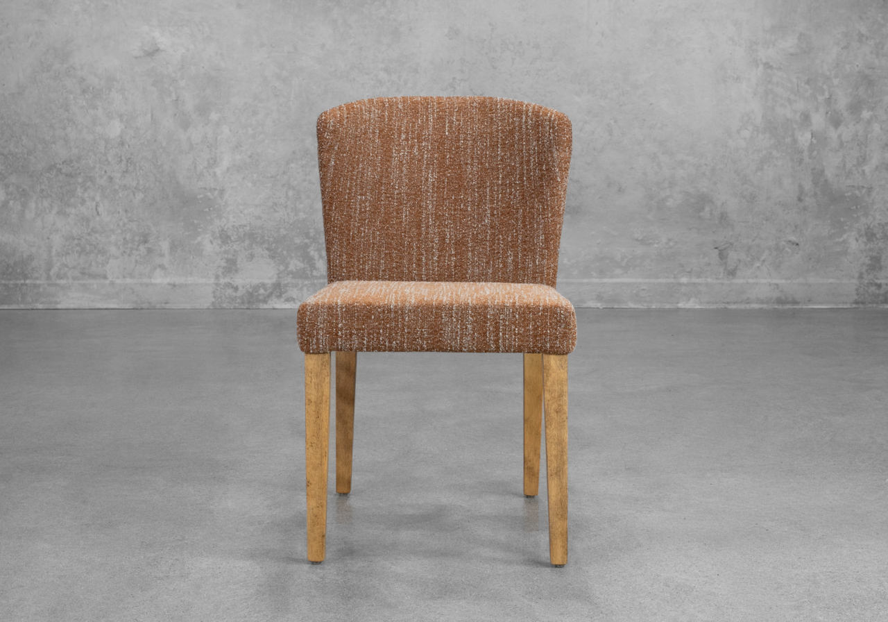 Fable Dining Chair in Mustard - Front