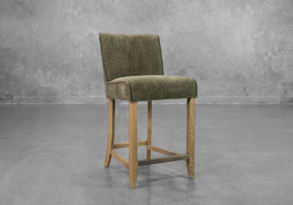 Jonny Counter Stool in Green - Angle