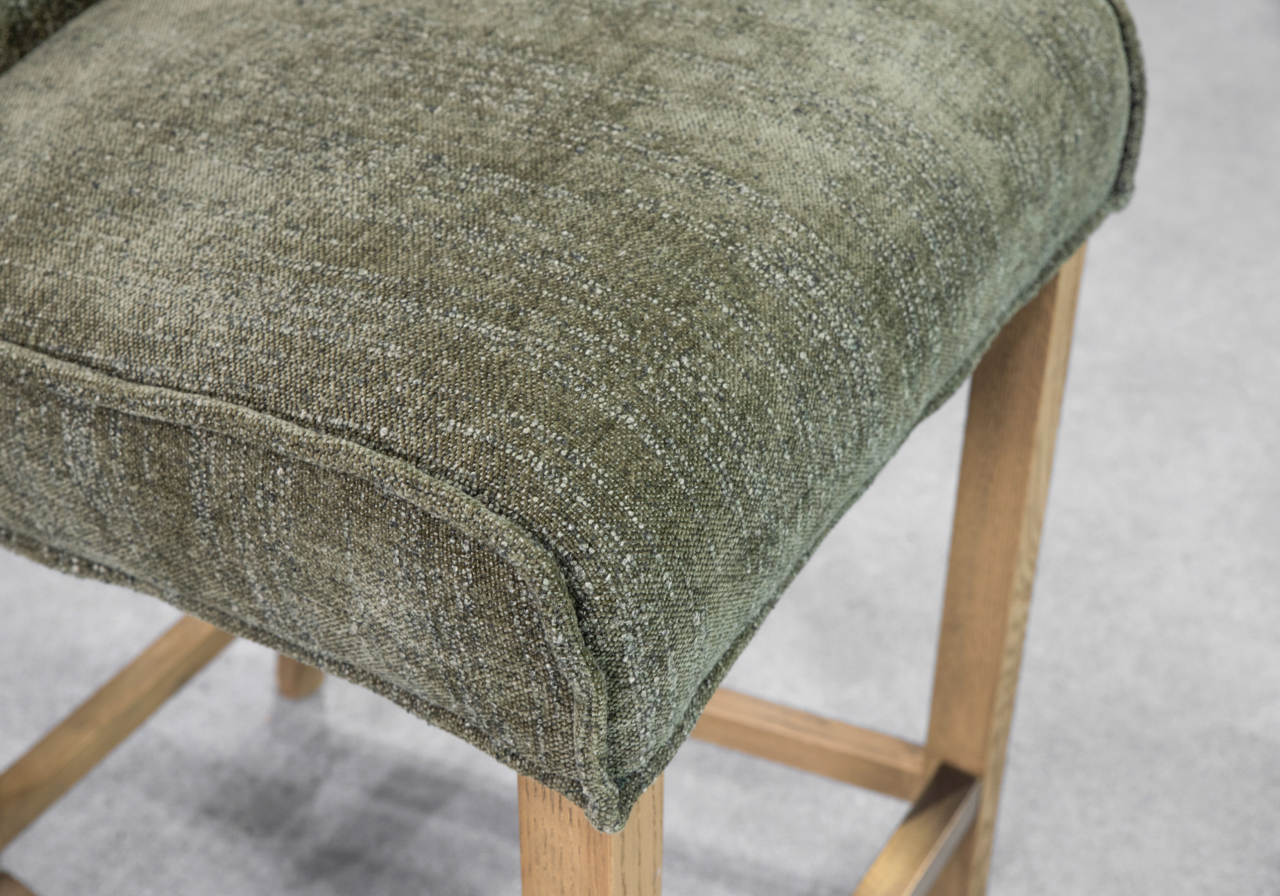 Jonny Counter Stool in Green - Close Up