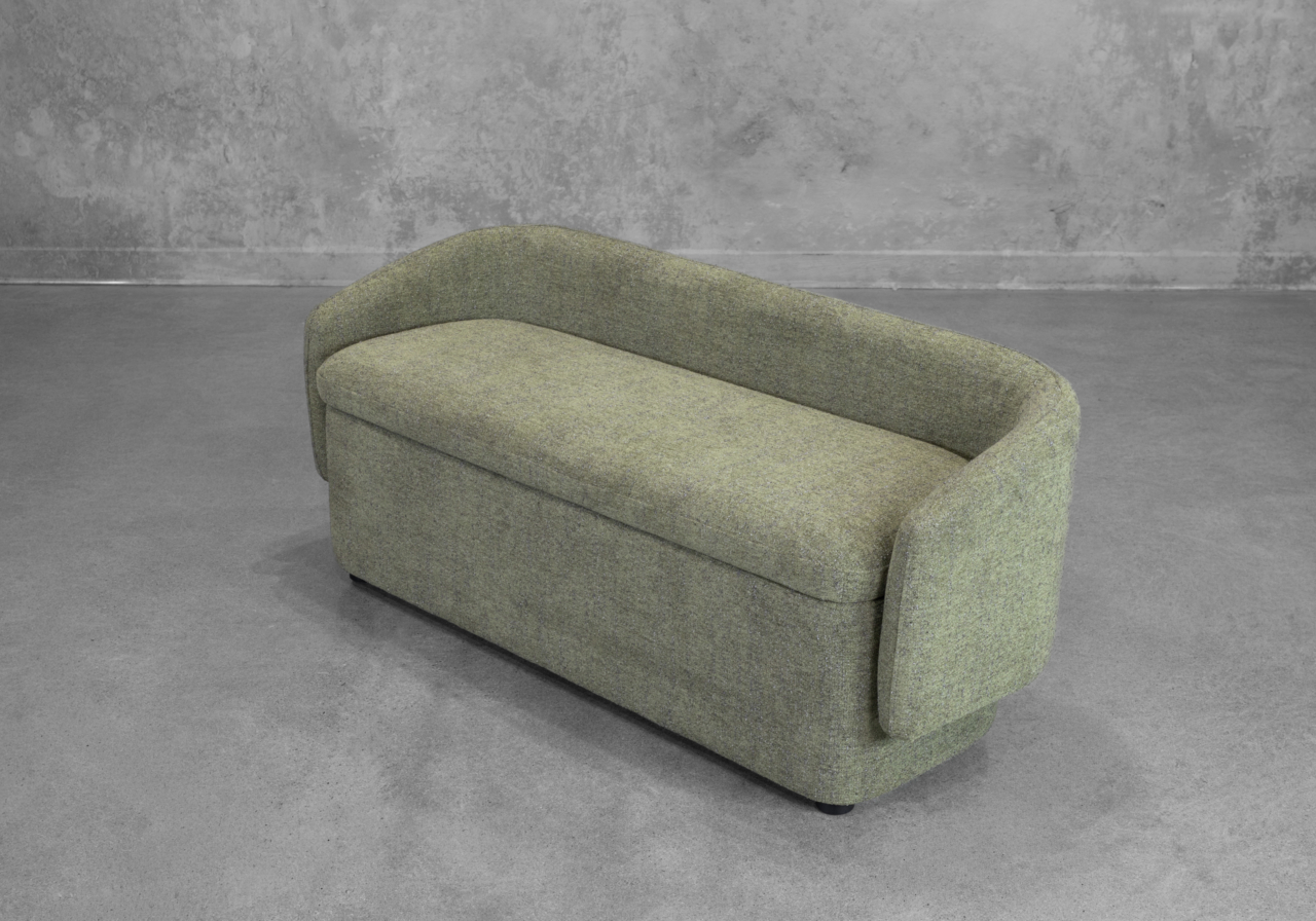 July Storage Bench in Forest