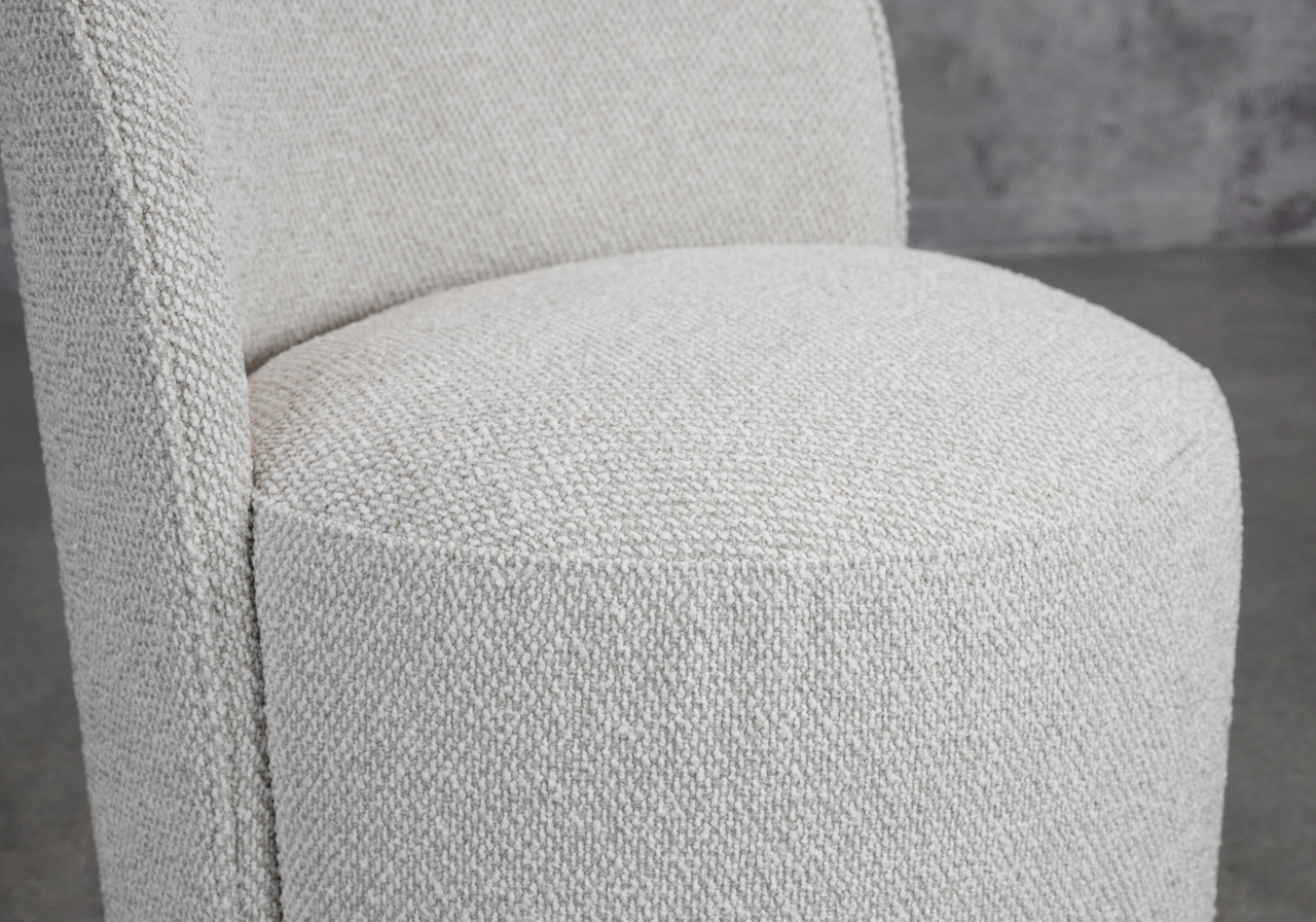 Lily Dining Chair in Linen - Close Up