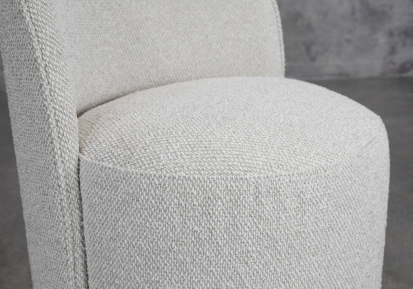 Lily Dining Chair in Linen - Close Up