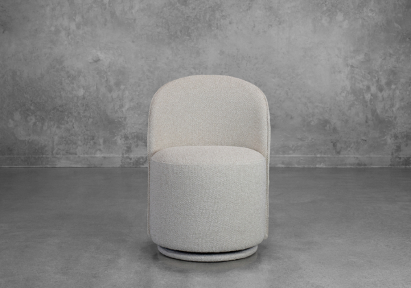 Lily Dining Chair in Linen - Front