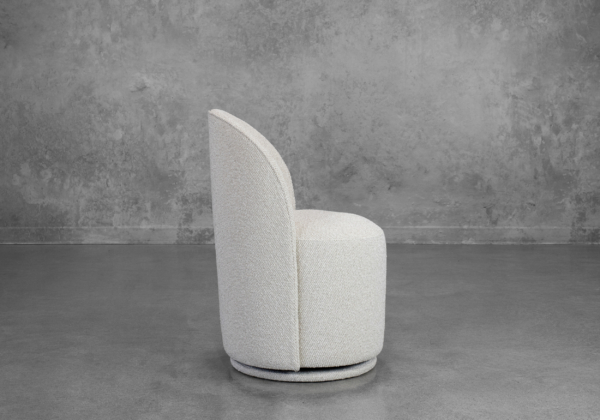 Lily Dining Chair in Linen - Side